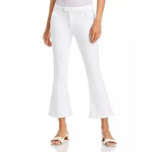 Frame Le Serge Cropped Flared Jeans in Blanc White Size 26